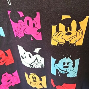 Disney Lightweight Long Sleeved Sweatshirt Blue with Mickey Pics Women size M